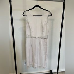 NWT BCBG Lace Mini Dress - Size 10 - Grey